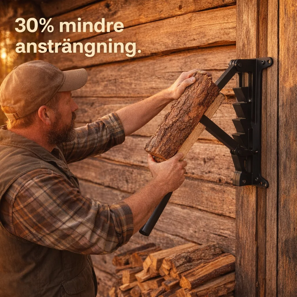 Vedklyv Väggmonterad för Enkel Vedklyvning - lifestyle view