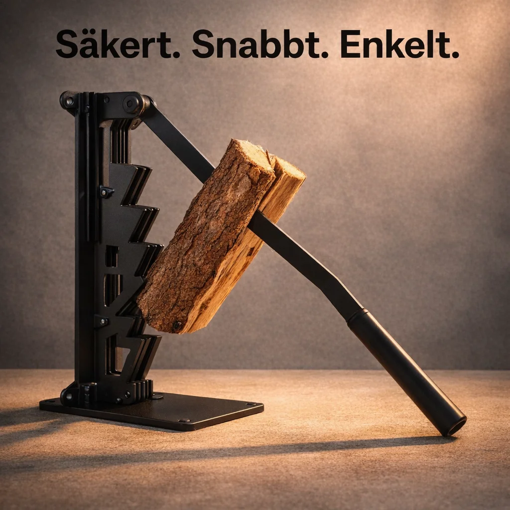 Vedklyv Väggmonterad för Enkel Vedklyvning - studio view